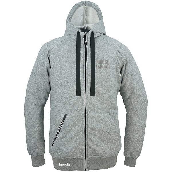 RR1003MX-GY3 ラフ&ロード 春夏モデル ラフライドZIPパーカー ミックスグレー Lサイズ