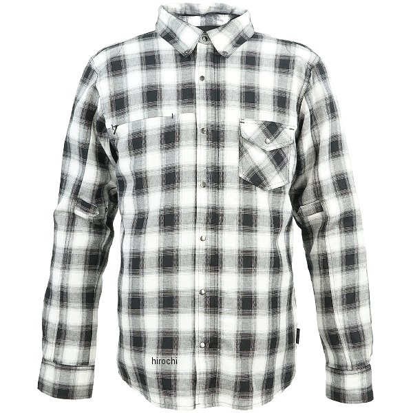 RR1004CK-BK3 ラフ&ロード 春夏モデル ラフ ライドシャツFP チェックブラック Lサイズ