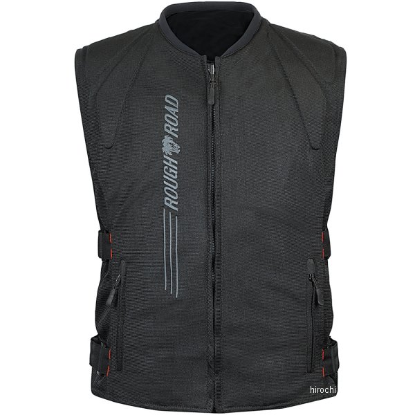 RR10061BK-LG3 ラフ&ロード 春夏モデル ボディープロテクターベスト ブラックロゴ Lサイズ