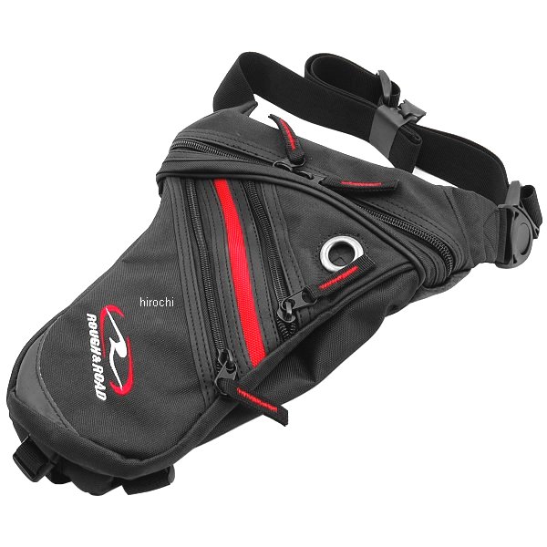 RR5669BK/RD ラフ&ロード ホルスターウエストバッグ 黒/赤