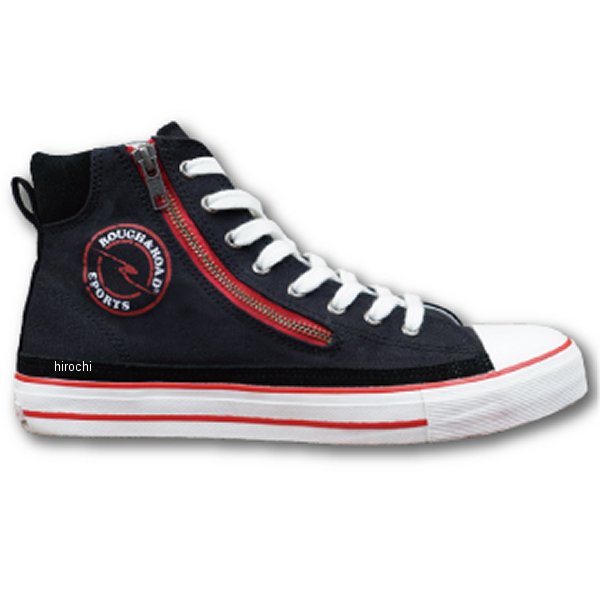 RR5837BK-RD240 ラフ&ロード 秋冬モデル ラフライディングスニーカー 黒/赤 24cm