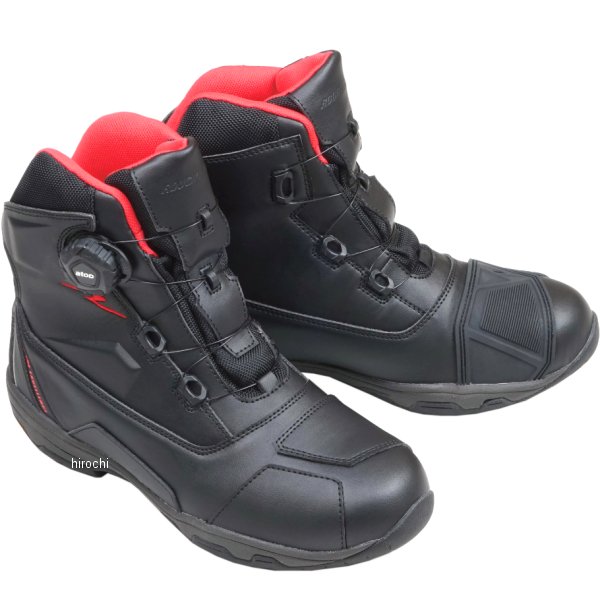 RR6302BK/RD260 ラフ&ロード 春夏モデル デュアルテックスラフライディングシューズ 黒/赤 26cm