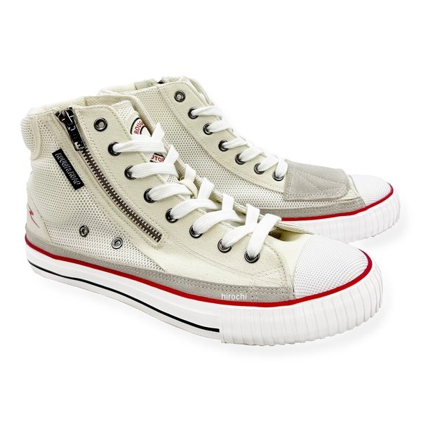 RR6307IV-RD270 ラフ&ロード ラフエアスルーRDスニーカー アイボリー/レッド 27.0cm