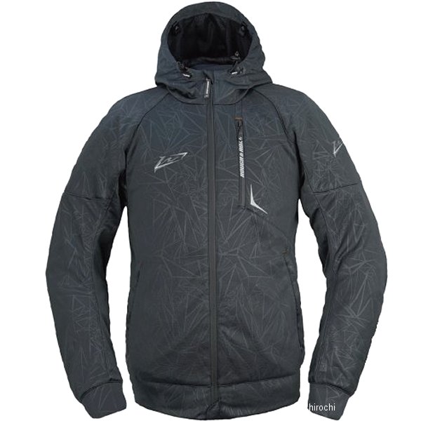 RR7243E-BKL2 ラフ&ロード 春夏モデル エアスルーライディングフーディーFP エンボスブラック WMサイズ レディース