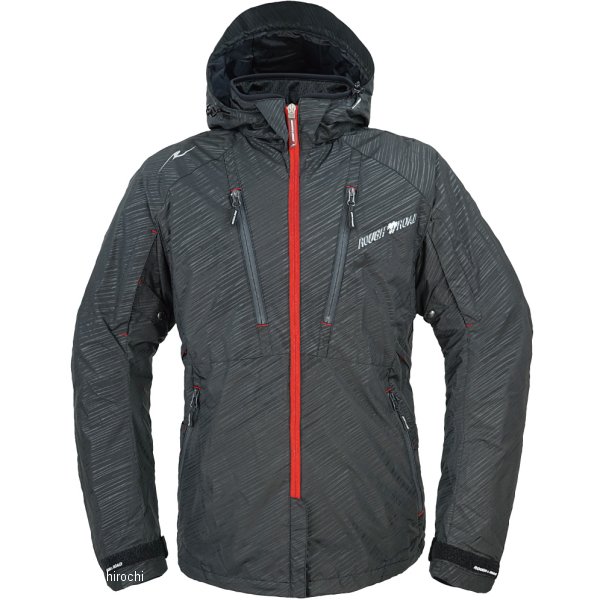 RR7245SSK/RD3 ラフ&ロード 秋冬モデル ラフパーカー スラッシュブラック/レッド L