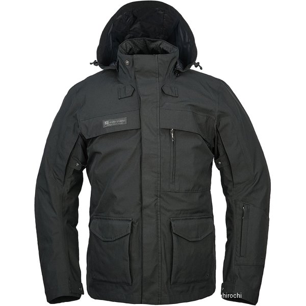 RR7249BK3 ラフ&ロード 秋冬モデル デュアルテックストレックパーカー 黒 Lサイズ