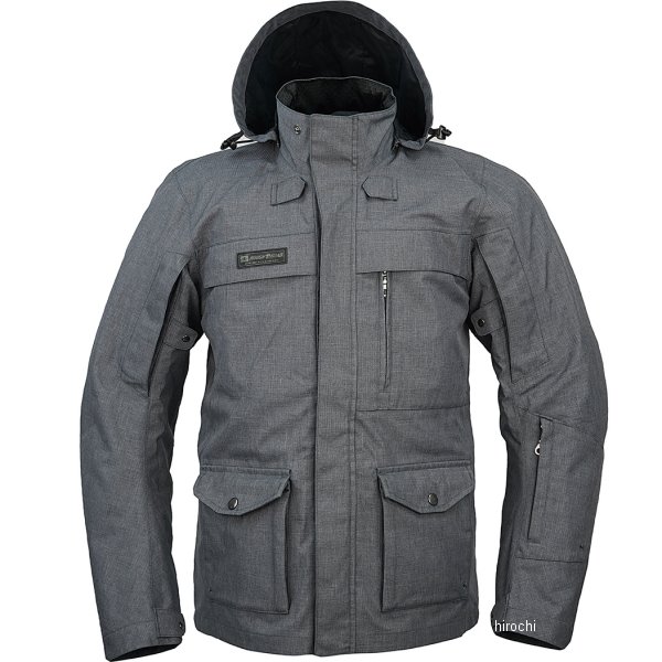 RR7249GM2 ラフ&ロード 秋冬モデル デュアルテックストレックパーカー ガンメタ Mサイズ