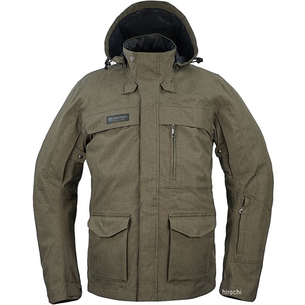 RR7249OV3 ラフ&ロード 秋冬モデル デュアルテックストレックパーカー オリーブ Lサイズ