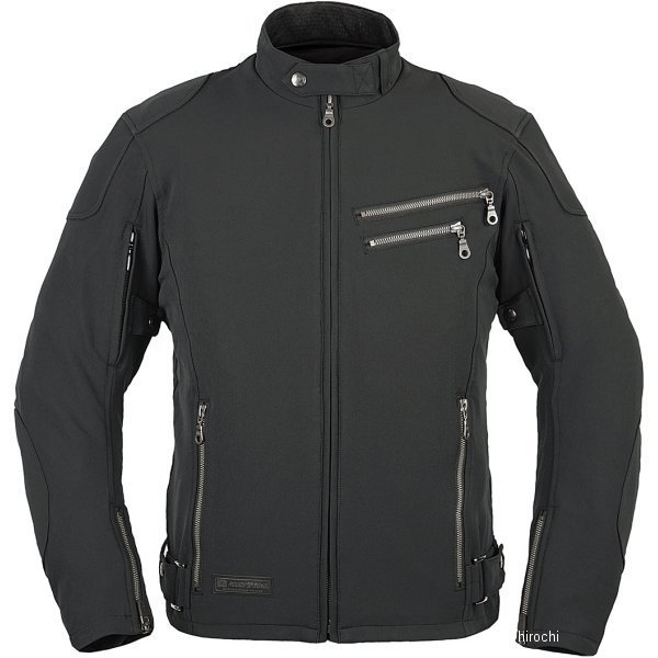 RR7250BKL2 ラフ&ロード 秋冬モデル エアスルーソフトシェルストレッチライディングZIPジャケット 黒 レディース WMサイズ