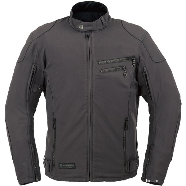 RR7250GM2 ラフ&ロード 秋冬モデル エアスルーソフトシェルストレッチライディングZIPジャケット ガンメタ Mサイズ