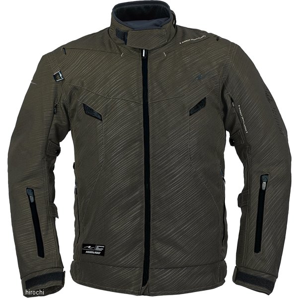 RR7251SS-DOB3 ラフ&ロード 秋冬モデル エアベントライディングジャケット スラッシュダークオリーブ BLサイズ