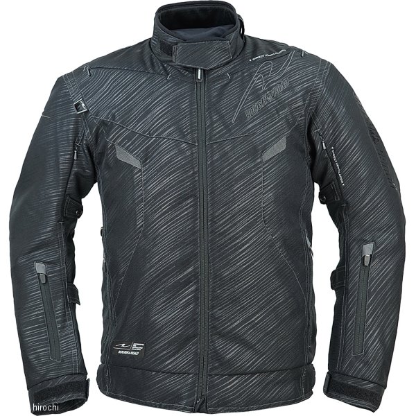 RR7251SSK/LOB2 ラフ&ロード 秋冬モデル Aベントライディングジャケット スラッシュブラック/ブラックロゴ BMサイズ