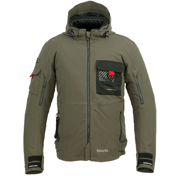 RR7254DOL3 ラフ&ロード 春夏モデル エアスルーソフトシェルストレッチパーカーFP ダークオリーブ レディース WLサイズ