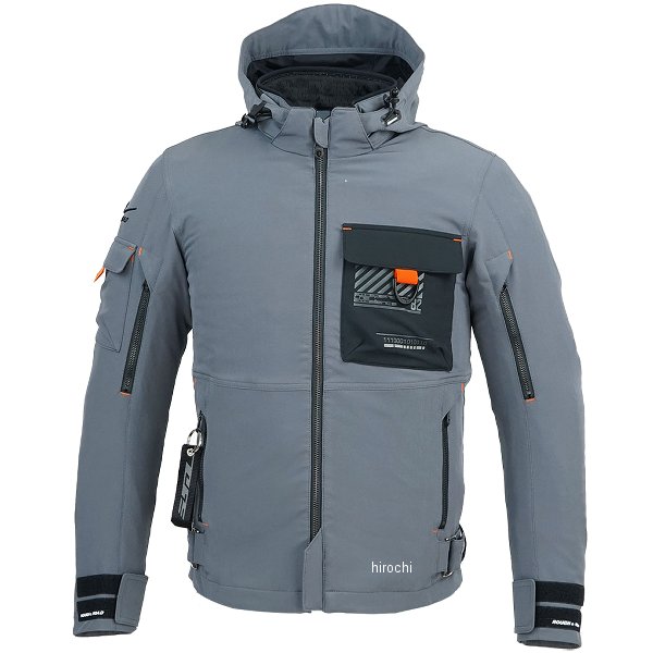 RR7254GY2 ラフ&ロード 春夏モデル エアスルーソフトシェルストレッチパーカーFP グレー Mサイズ