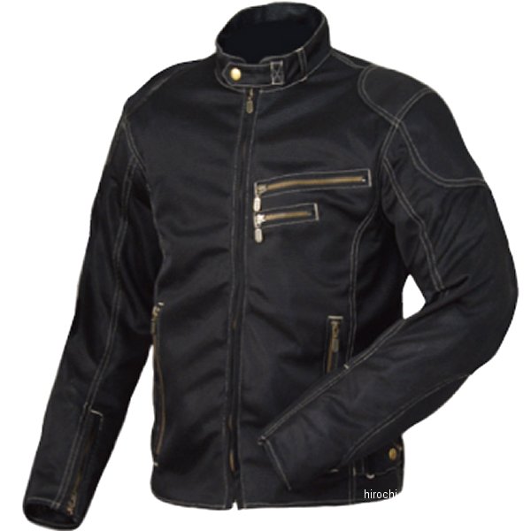 RR7313BKL3 ラフ&ロード 春夏モデル ライディングZIPメッシュジャケット 黒 WLサイズ レディース