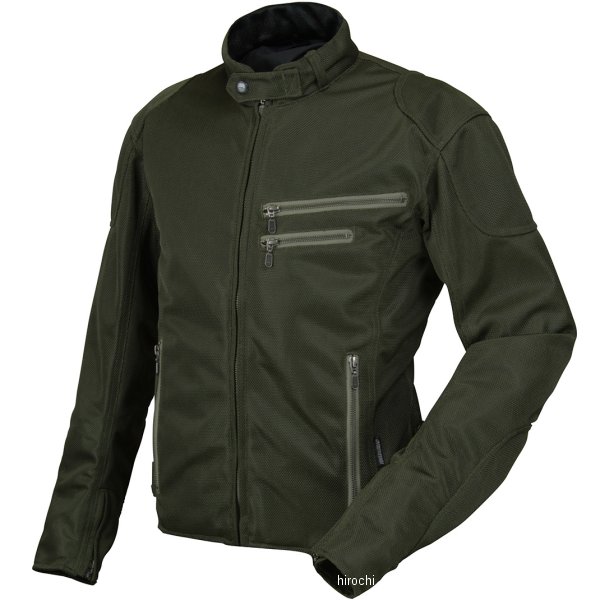RR7313OVL3 ラフ&ロード 春夏モデル ライディングZIPメッシュジャケット オリーブ WLサイズ レディース