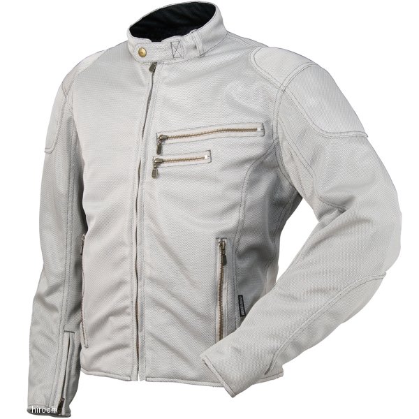 RR7313SVL3 ラフ&ロード 春夏モデル ライディングZIPメッシュジャケット シルバー WLサイズ レディース