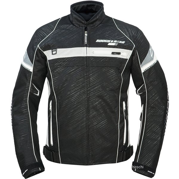 RR7346SS-BKWH2 ラフ&ロード 秋冬モデル フルメッシュジャケットFP スラッシュブラック/白 Mサイズ