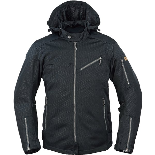 RR7347SS-BKL3 ラフ&ロード 秋冬モデル アーバンメッシュパーカーFP スラッシュBK レディース WLサイズ