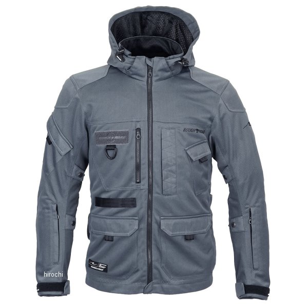 RR7349GM1 ラフ&ロード 春夏モデル マウンテンメッシュパーカー ガンメタ Sサイズ