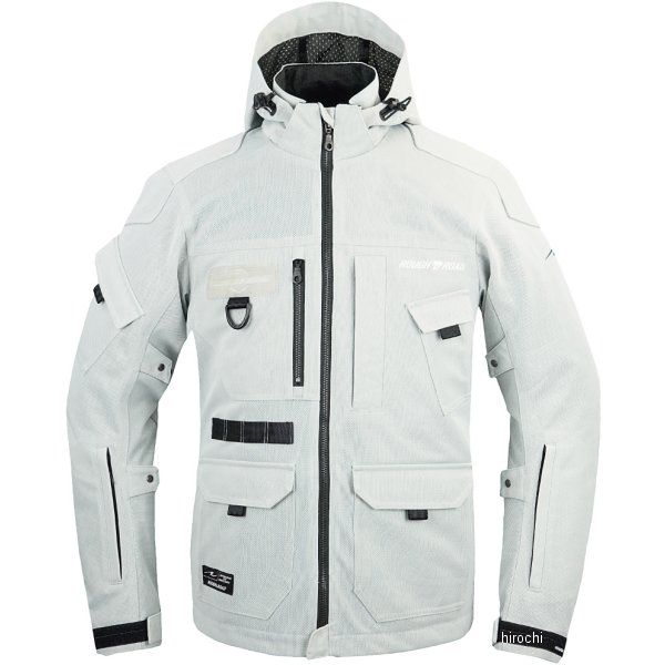 RR7349SV3 ラフ&ロード 春夏モデル マウンテンメッシュパーカー シルバー Lサイズ