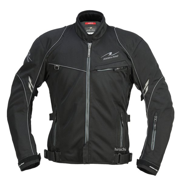 RR7350BKB3 ラフ&ロード 春夏モデル ジェットエアメッシュジャケットFP 黒 BLサイズ