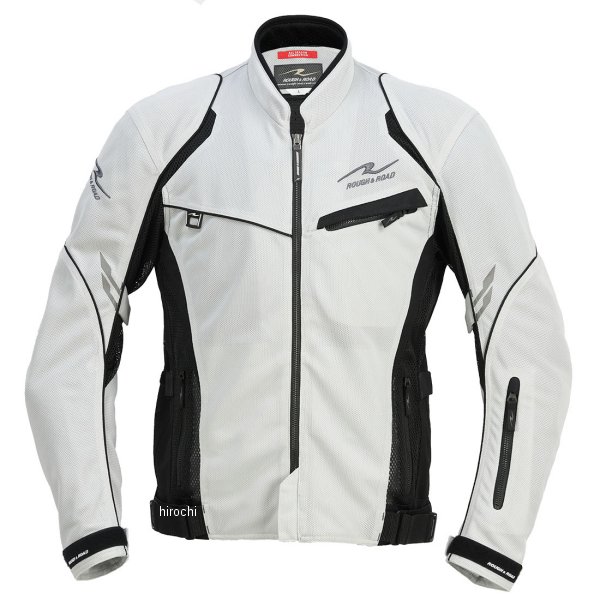 RR7350SV2 ラフ&ロード 春夏モデル ジェットエアメッシュジャケットFP プラチナシルバー Mサイズ