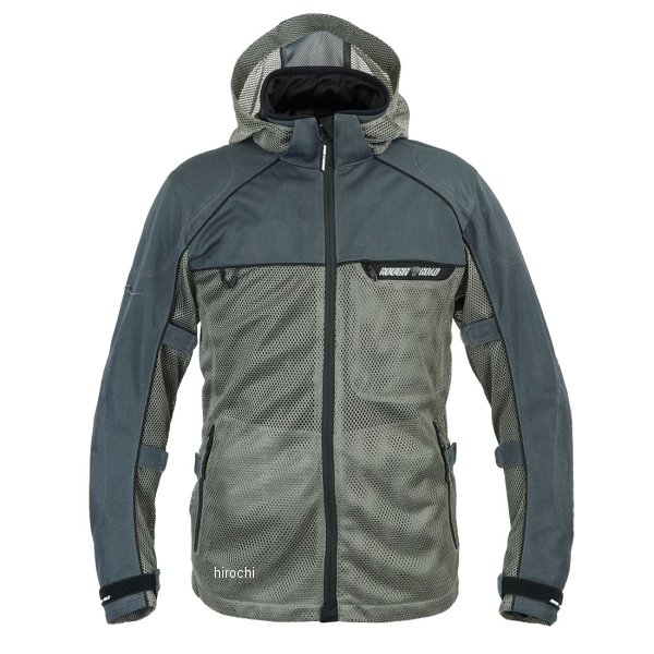 RR7352GM1 ラフ&ロード 春夏モデル ダイレクトエアメッシュパーカーFP ガンメタ Sサイズ