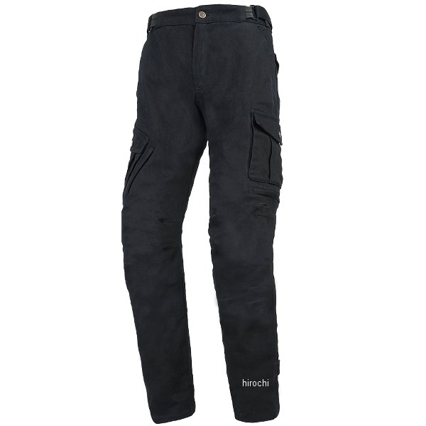 RR7479LFBKL3 ラフ&ロード 春夏モデル ウインドガードカーゴストレッチコットンパンツルーズフィット 黒 レディース LWサイズ