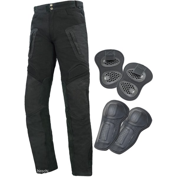 RR7484LFBK-S2 ラフ&ロード 秋冬モデル コーデュラハードプロテクションパンツ ルーズフィット 黒 MWショート