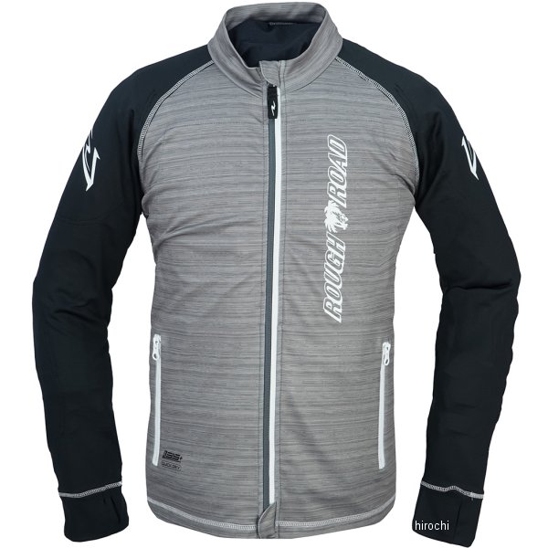 RR7558HPHG/BK4 ラフ&ロード 春夏モデル アーマージャケット ハードパッドセット ヘアライングレー/黒 LLサイズ