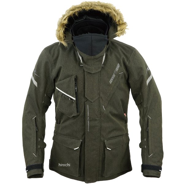 RR7693HB-DO1 ラフ&ロード 秋冬モデル WSプリマロフトポーラージャケットFP ヘリンボーンダークオリーブ Sサイズ