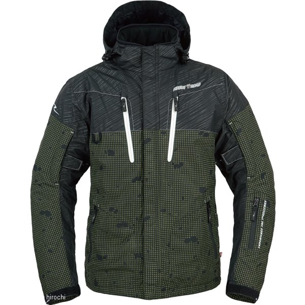 RR7698BK/NC4 ラフ&ロード 秋冬モデル WSプリマロフトウォームパーカー 黒/ナイトカモ LLサイズ