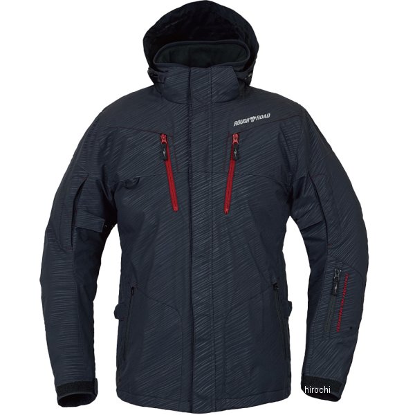 RR7698BK/RD2 ラフ&ロード 秋冬モデル WSプリマロフトウォームパーカー 黒/赤 Mサイズ