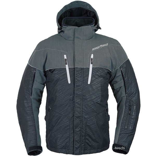 RR7698GM/BK3 ラフ&ロード 秋冬モデル WSプリマロフトウォームパーカー ガンメタ/黒 Lサイズ