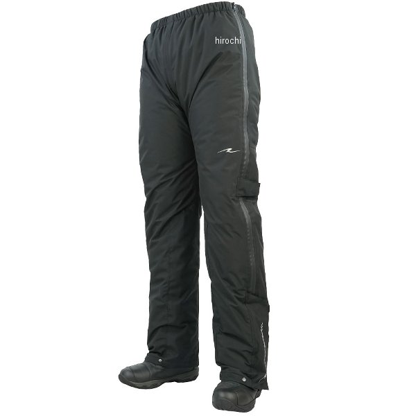 RR7729BK3 ラフ&ロード 秋冬モデル ウインドガードサイドオープンオーバーパンツ 黒 Lサイズ