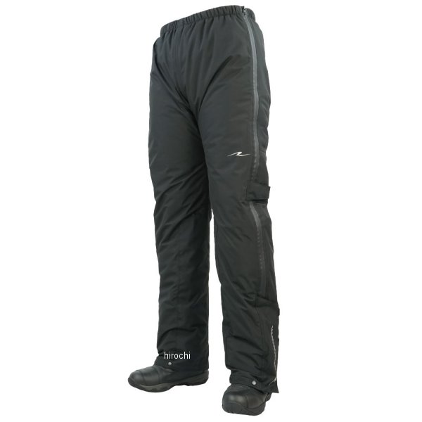 RR7729BKB4 ラフ&ロード 2025年秋冬モデル ウインドガードサイドオープンオーバーパンツ ブラック BLLサイズ