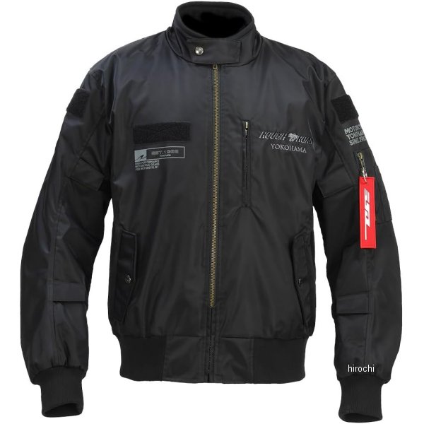 RR7754BK3 ラフ&ロード 2025年秋冬モデル MA-1R EM ライディングジャケット ブラック Lサイズ