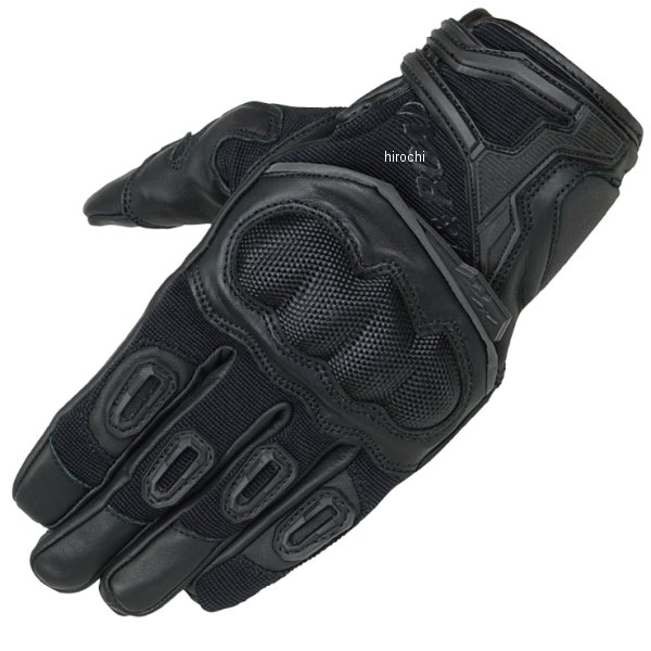 RR8025A-BKL3 ラフ&ロード 春夏モデル ラフプロテクショングローブ オールブラック レディース WLサイズ