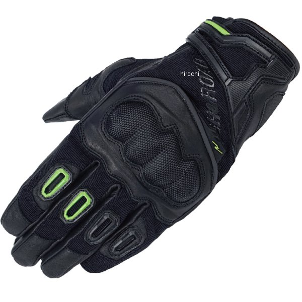 RR8025BK-LM3 ラフ&ロード 春夏モデル ラフプロテクショングローブ 黒/ライム Lサイズ