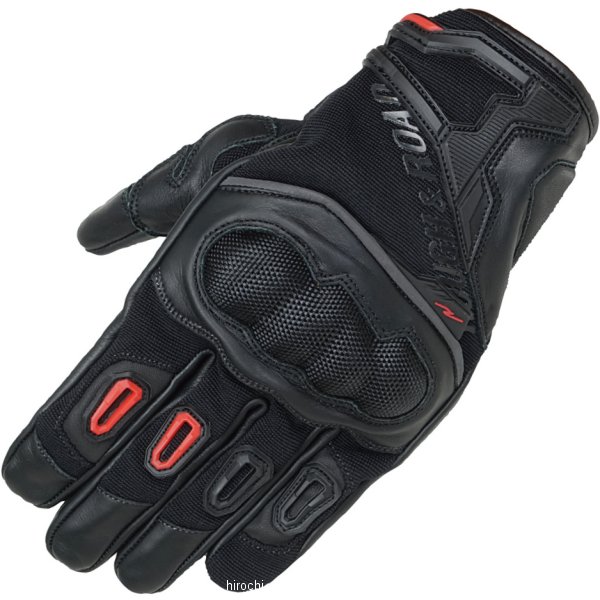 RR8025BK/RD5 ラフ&ロード 春夏モデル ラフプロテクショングローブ 黒/赤 XLサイズ