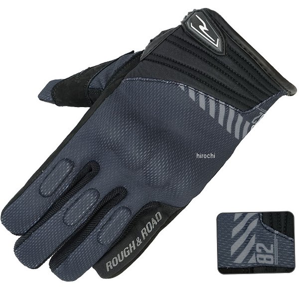 RR8026GY82-2 ラフ&ロード 春夏モデル コンフォートナックルグローブ グレー82 Mサイズ