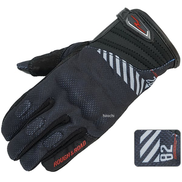 RR8026RD82-5 ラフ&ロード 春夏モデル コンフォートナックルグローブ レッド82 XLサイズ