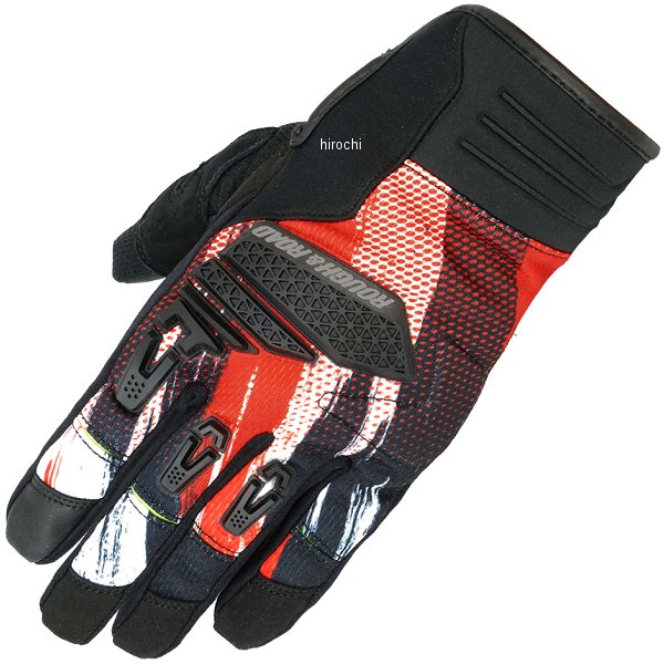 RR8028SC-RD5 ラフ&ロード 春夏モデル トレイルツーリンググローブ スクラッチレッド XLサイズ