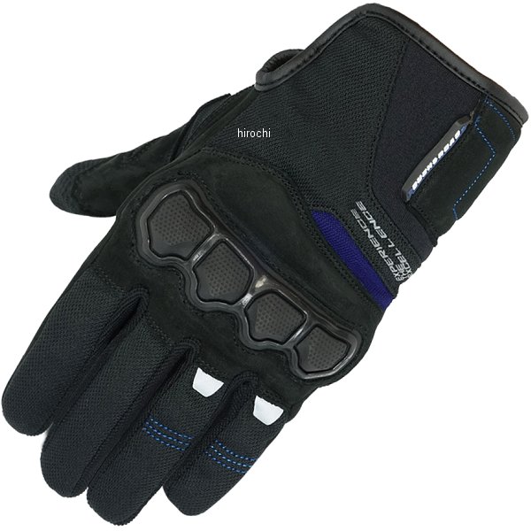 RR8030BK/BL5 ラフ&ロード 春夏モデル ナックルガードグローブ 黒/青 XLサイズ