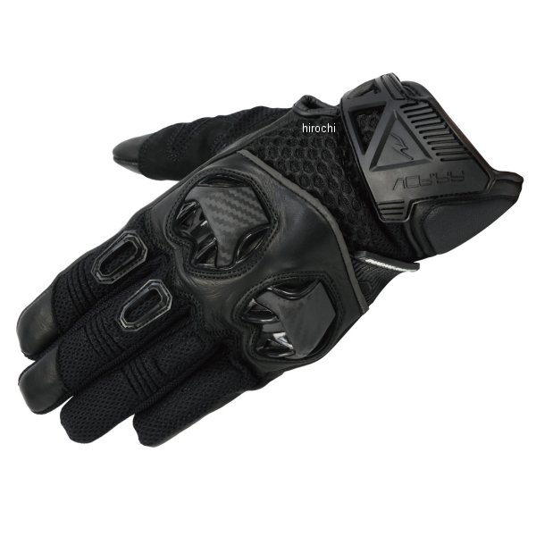 RR8426BK5 ラフ&ロード 春夏モデル ジェットエアアドベンチャーメッシュグローブ 黒 XLサイズ