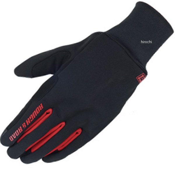 RR8650BK-RD4 ラフ&ロード 秋冬モデル ウインドガードグローブ HCI 黒/赤 LLサイズ