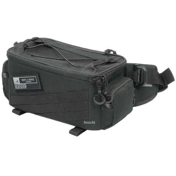RR9615BK ラフ&ロード コンバットウエストバッグ 黒