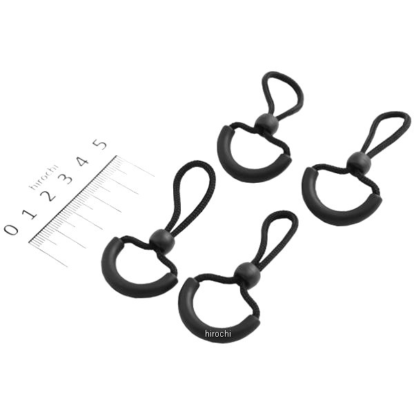 RR9973BK ラフ&ロード クイックオープンZIPタブ 黒 4本入