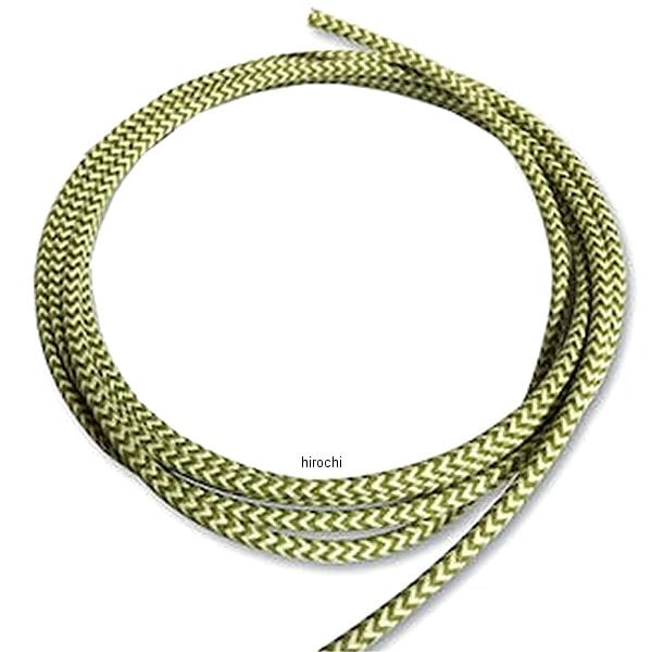 RU-013 ガッツクローム ヘリンボーンクロスカバーワイヤー オリーブ/白 1m